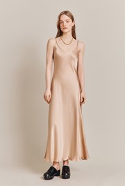 Joelle Satin Midi Dress