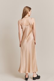 Joelle Satin Midi Dress
