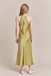 Elsie Satin Midi Dress