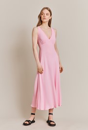 Eleanor Crepe Midi Dress