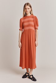 Eloise Crepe Midi Dress