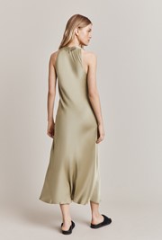 Lua Satin Midi Dress