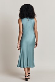 Steph Satin Midi Dress