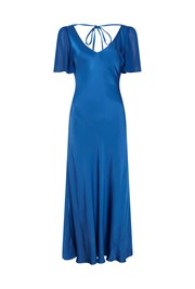 Jennifer Satin Midi Dress