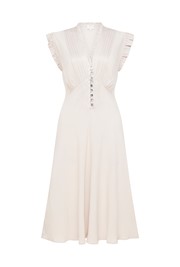 Katie Stone Crepe Knee Length Dress