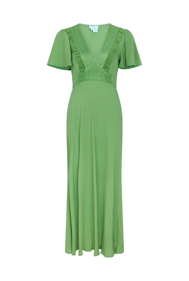 Daisy Crepe Midi Dress