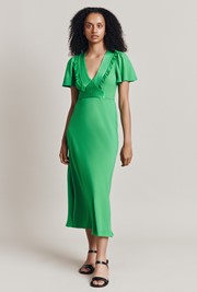 Daisy Crepe Midi Dress