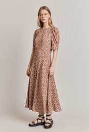 Erika Crepe Midi Dress