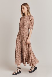 Erika Crepe Midi Dress
