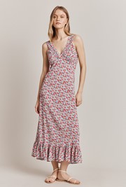 Meadow Crepe Midi Dress