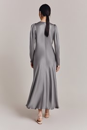 Etta Satin Midi Dress