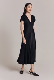 Olivia Satin Midi Dress