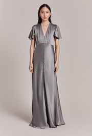 Delphine Satin Maxi Dress