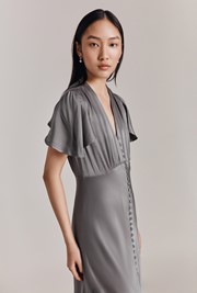 Delphine Satin Maxi Dress