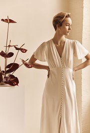 Delphine Satin Maxi Dress