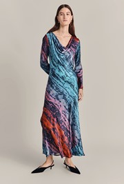 Milana Satin Maxi Dress