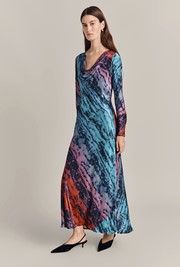 Milana Satin Maxi Dress