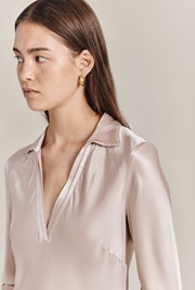 Maira Satin Midi Dress