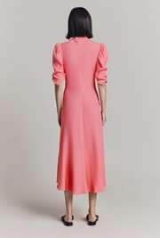 Madi Satin Back Crepe Midi Dress