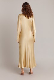 Emily Satin Maxi Dress