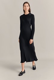 Rhea Satin Midi Dress
