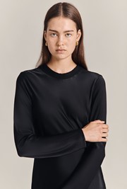 Rhea Satin Midi Dress