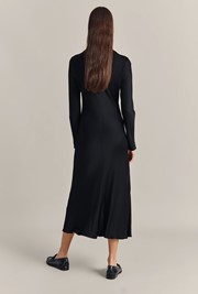 Rhea Satin Midi Dress