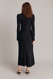 Frankie Cowl Neck Satin Midi Dress