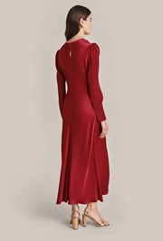 Frankie Satin Midi Dress