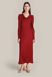 Frankie Satin Midi Dress