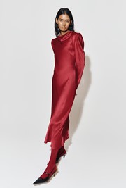 Frankie Satin Midi Dress