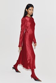 Frankie Satin Midi Dress