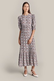 Maya Crepe Midi Dress