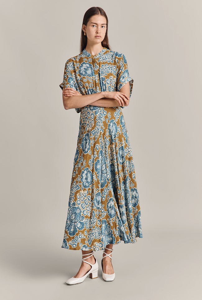 Harriet Crepe Midi Dress