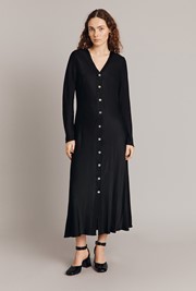 Kaia Satin Midi Dress