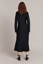 Kaia Satin Midi Dress
