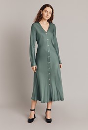 Kaia Satin Midi Dress