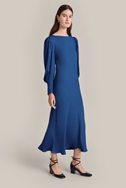 Stella Crepe Midi Dress