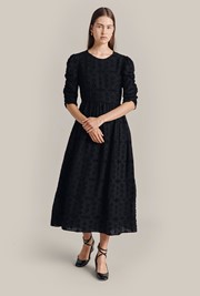 Corinne Chenille Midi Dress