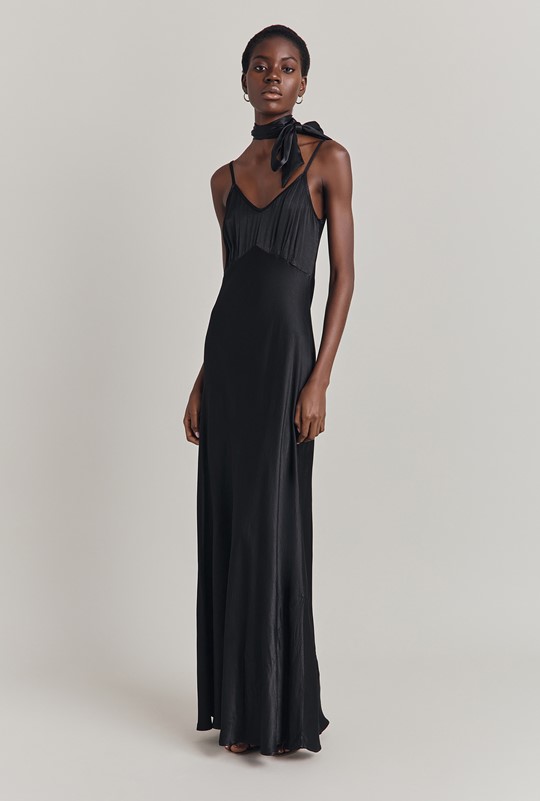 Winnie Satin Maxi Dress