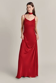 Winnie Satin Maxi Dress