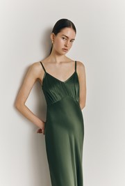 Winnie Satin Maxi Dress