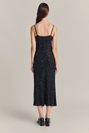 Cordelia Sequin Crepe Midi Dress
