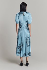 Paloma Floral Satin Midi Dress