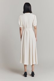 Francis Satin Back Crepe Midi Dress