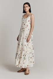 Clarice Floral Georgette Maxi Dress