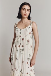 Clarice Floral Georgette Maxi Dress