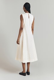 Aimee Embroidered Cotton Midi Dress