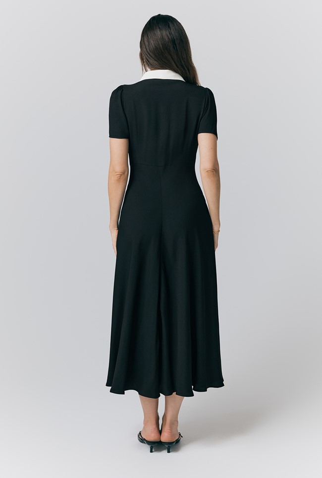 Bethan Crepe Midi Shirt Dress