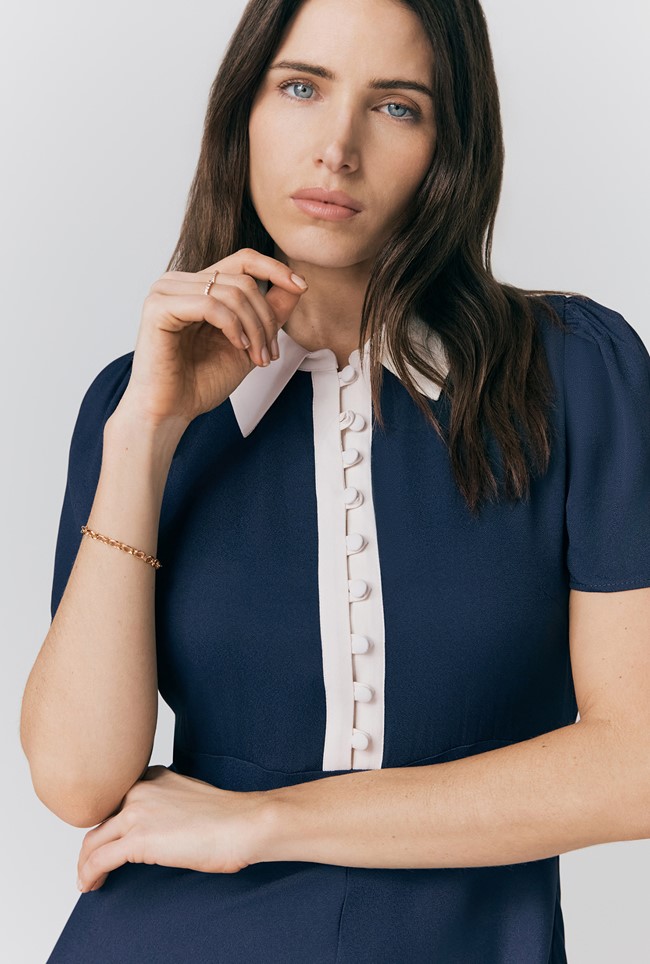 Bethan Crepe Midi Shirt Dress